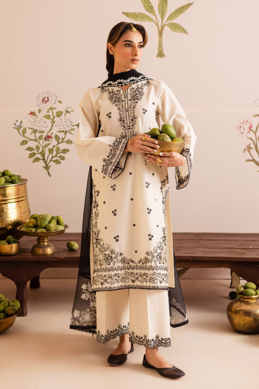 caty 3pc embroidery dress